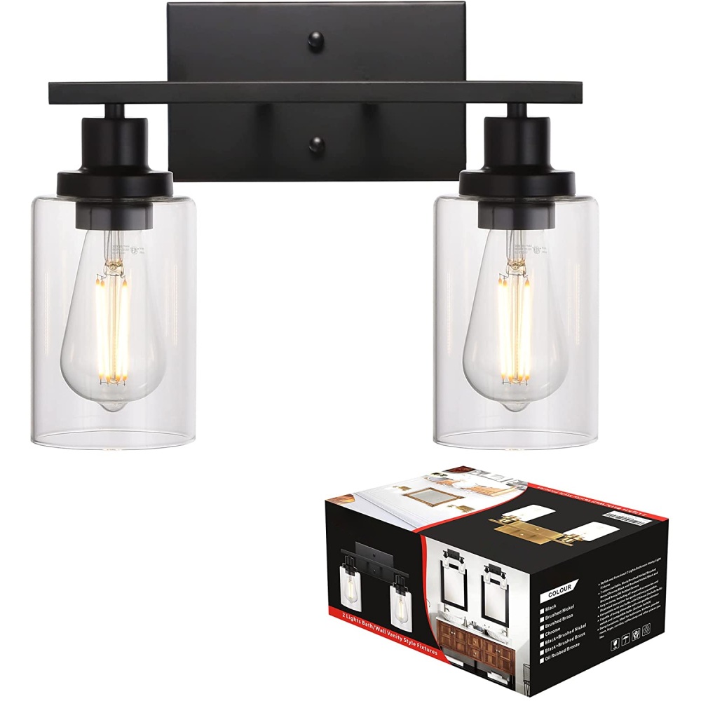 Clear Glass Wall Lighting, 6 Light: image 5