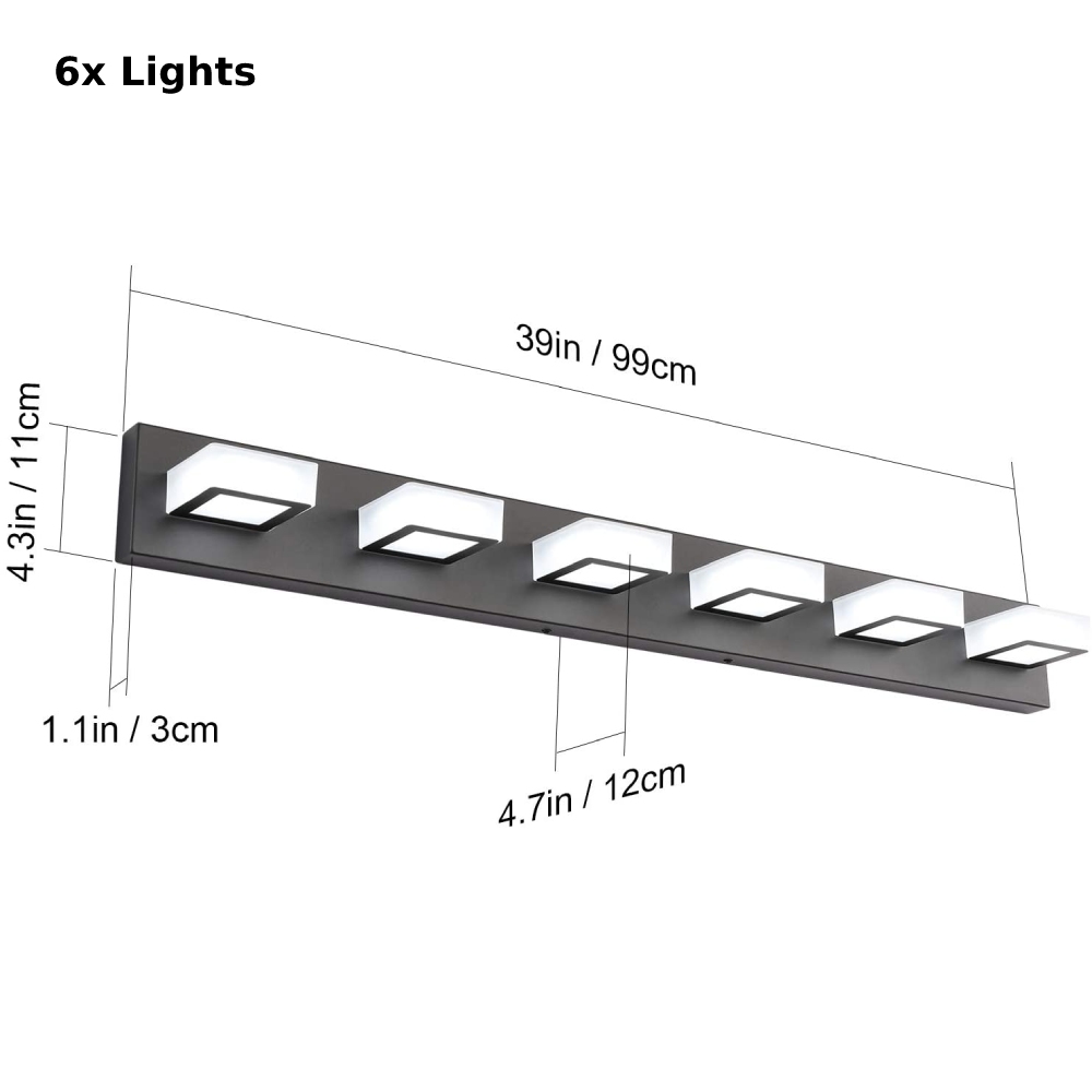 Bathroom Vanity Light, 4 Light